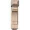 Ekena Millwork Merced Craftsman Smooth Bracket w/ Offset Brace, Douglas Fir, 7 1/2"W x 22"D x 30"H BKT0806X22X30MRC04SDF - alternate 4
